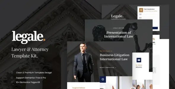 Legale – Lawyer & Law Firm Template Kit