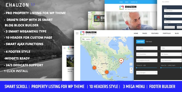 Ehauzon – Property Listing for WordPress Theme
