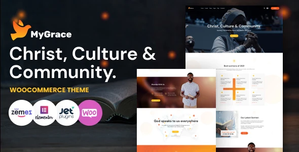 MyGrace – Churches and Charity WordPress Theme