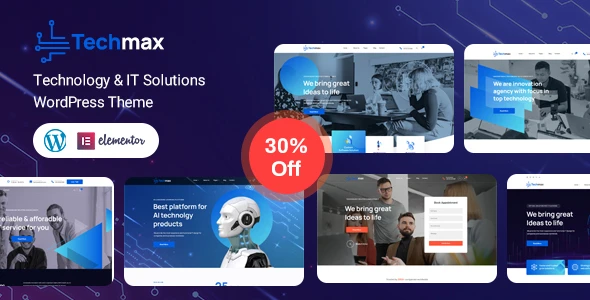 Techmax – IT Solutions & Technology WordPress Theme