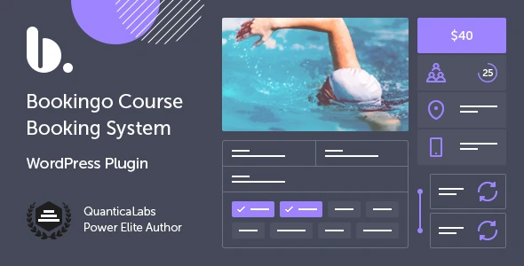 Bookingo – Course Booking System for WordPress