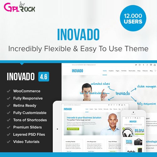 Inovado | Retina Responsive Multi-Purpose Theme