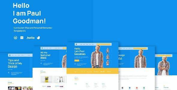 Goodman – Creative Portofolio Elementor Template Kit
