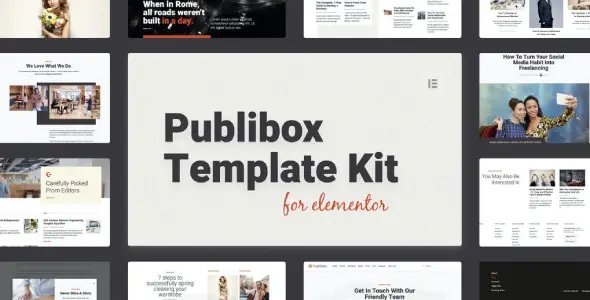 Publibox – Blog & Magazine Elementor Template Kit
