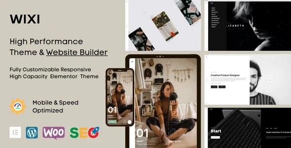 Wixi – Personal Portfolio WordPress Theme
