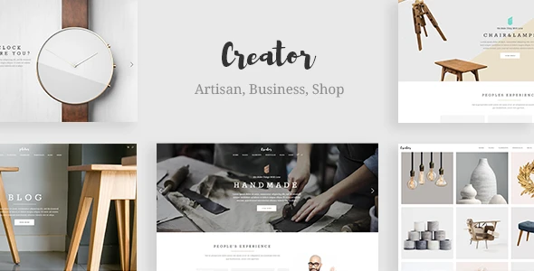 Creator – WordPress Theme for Handmade Artisans